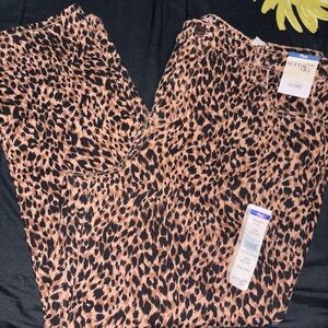 Faded Glory Leopard Print Women's Skinny Pants